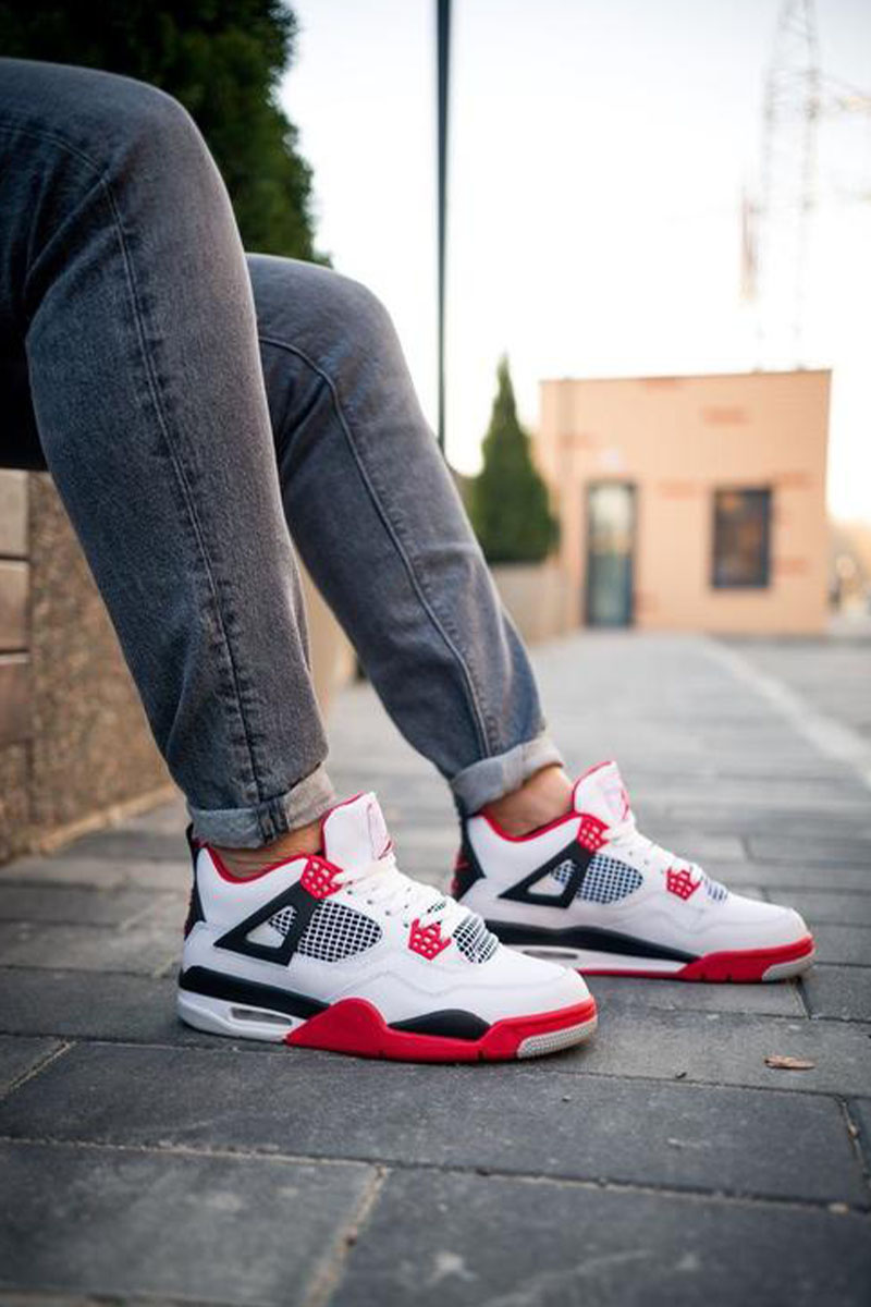 Nike Кроссовки AJ4 Retro "Fire Red"