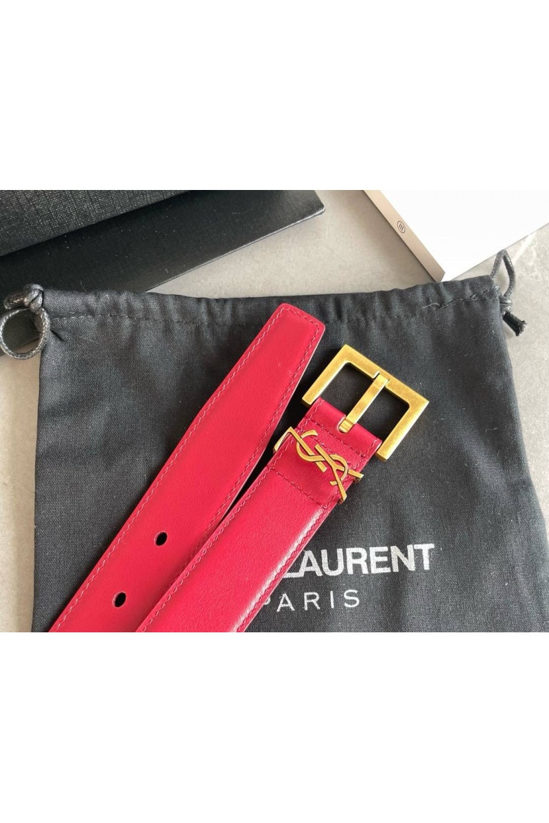 Yves Saint Laurent Кожаный ремень (ширина 3 см)