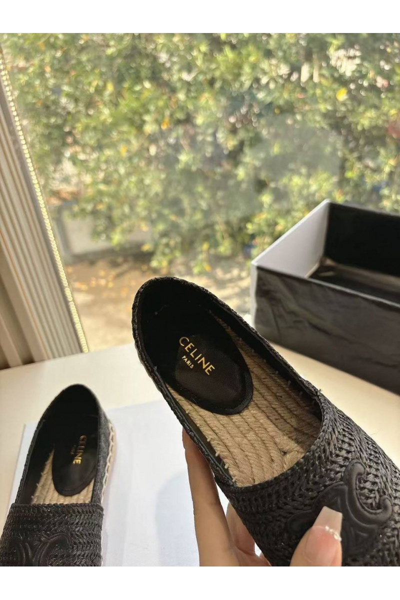 Celine Женские эспадрильи Premium - Black