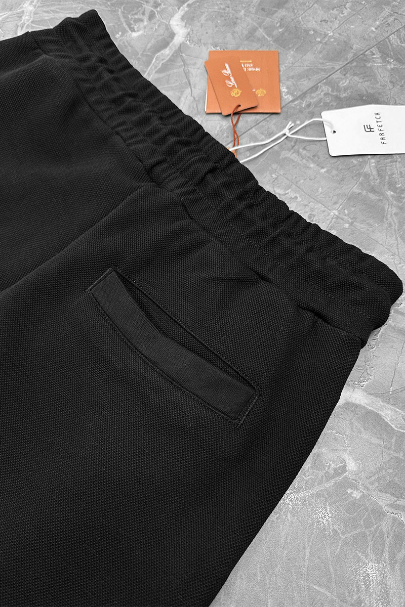 Loro Piana Спортивный костюм logo-embroidered - Black