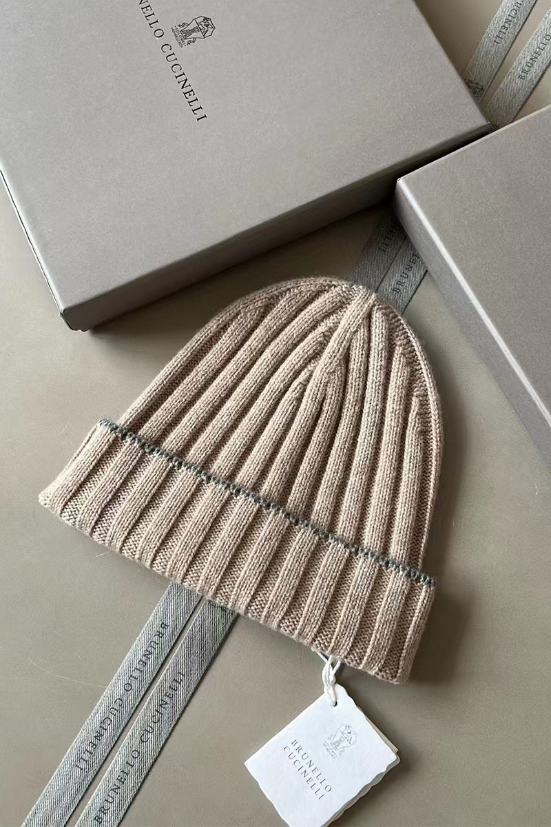 Designer Кашемировая шапка Premium - Beige
