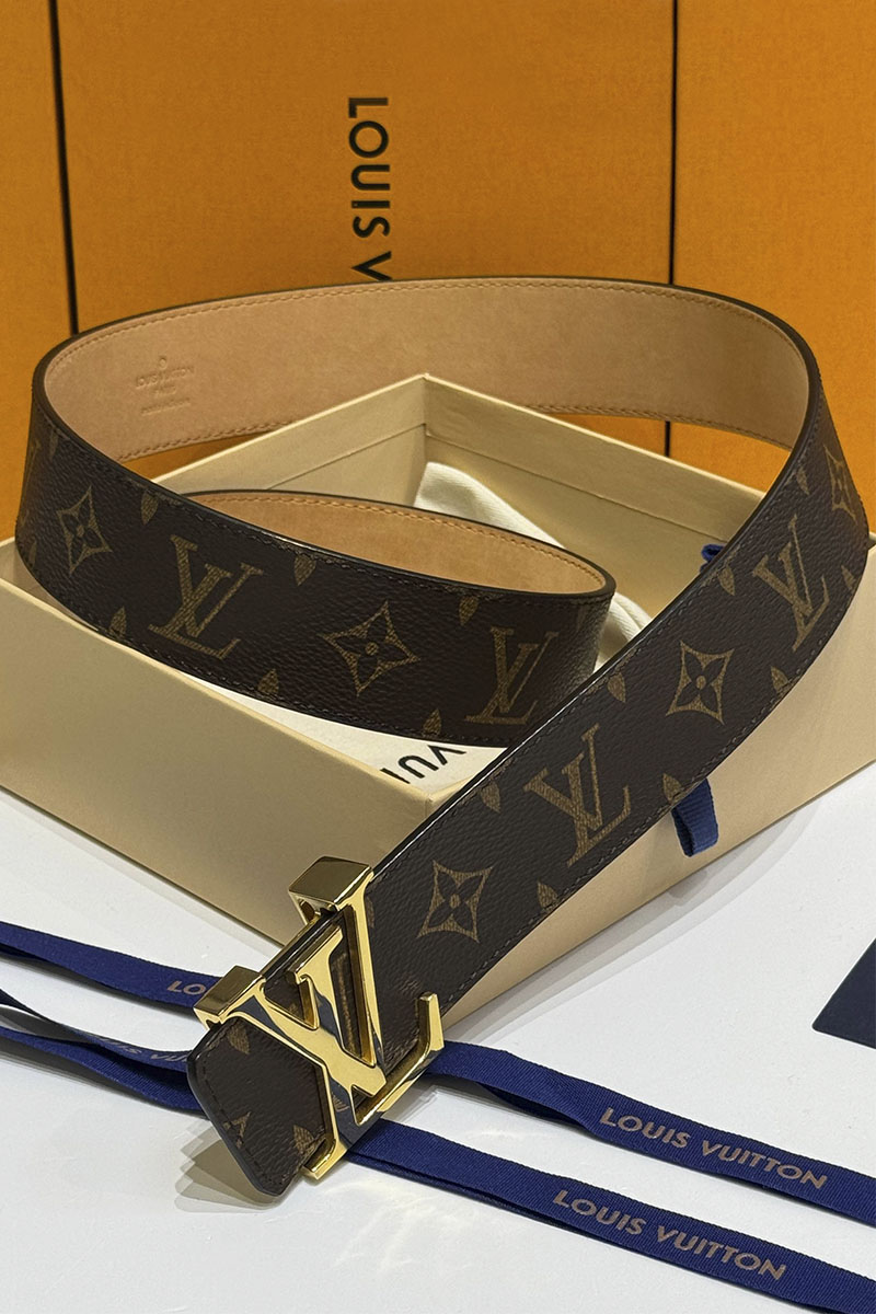 Lоuis Vuittоn Кожаный ремень Initiales premium