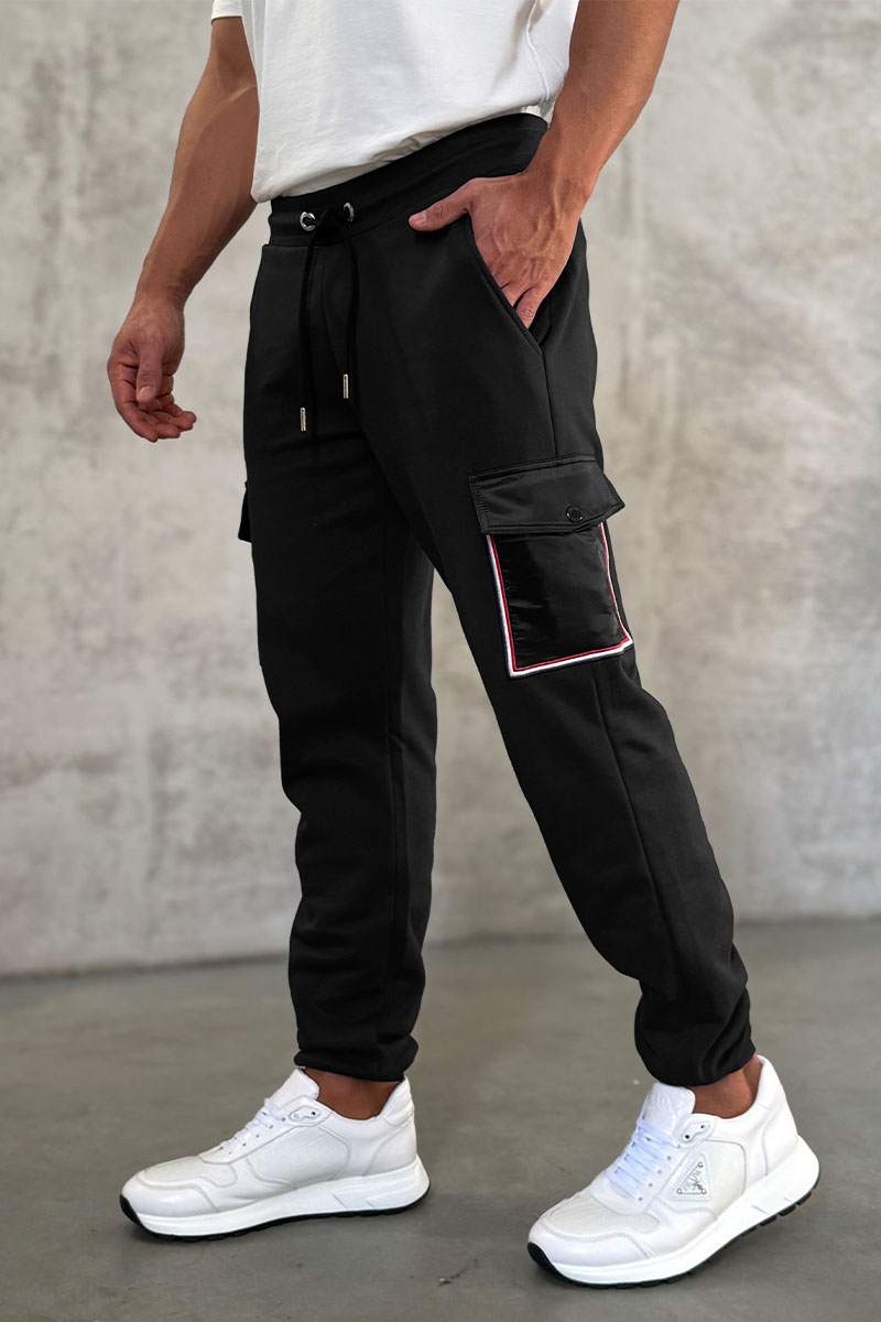 Moncler Спортивный костюм чёрного цвета side pocket (19099638 / KR778, 80426983 / 13809KR)