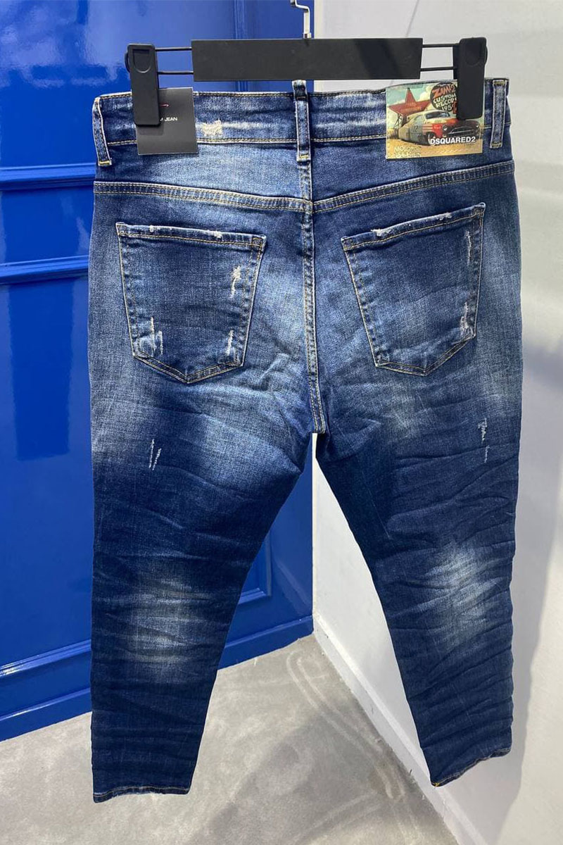 Dsquared2 Мужские синие джинсы