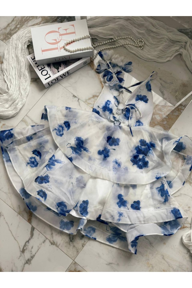 Zimmermann Женское платье Zimmermann голубого цвета