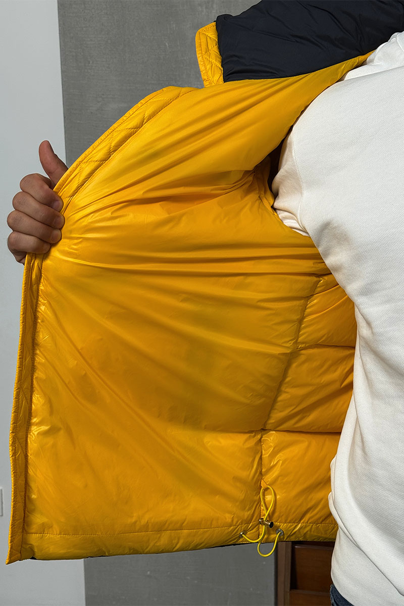 Moncler Мужской тёмно-синий пуховик Katmai