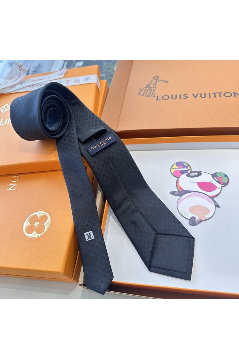 Lоuis Vuittоn Галстук Monogram premium - Black