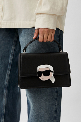 Женская сумка ikonik 22x15 см - Black