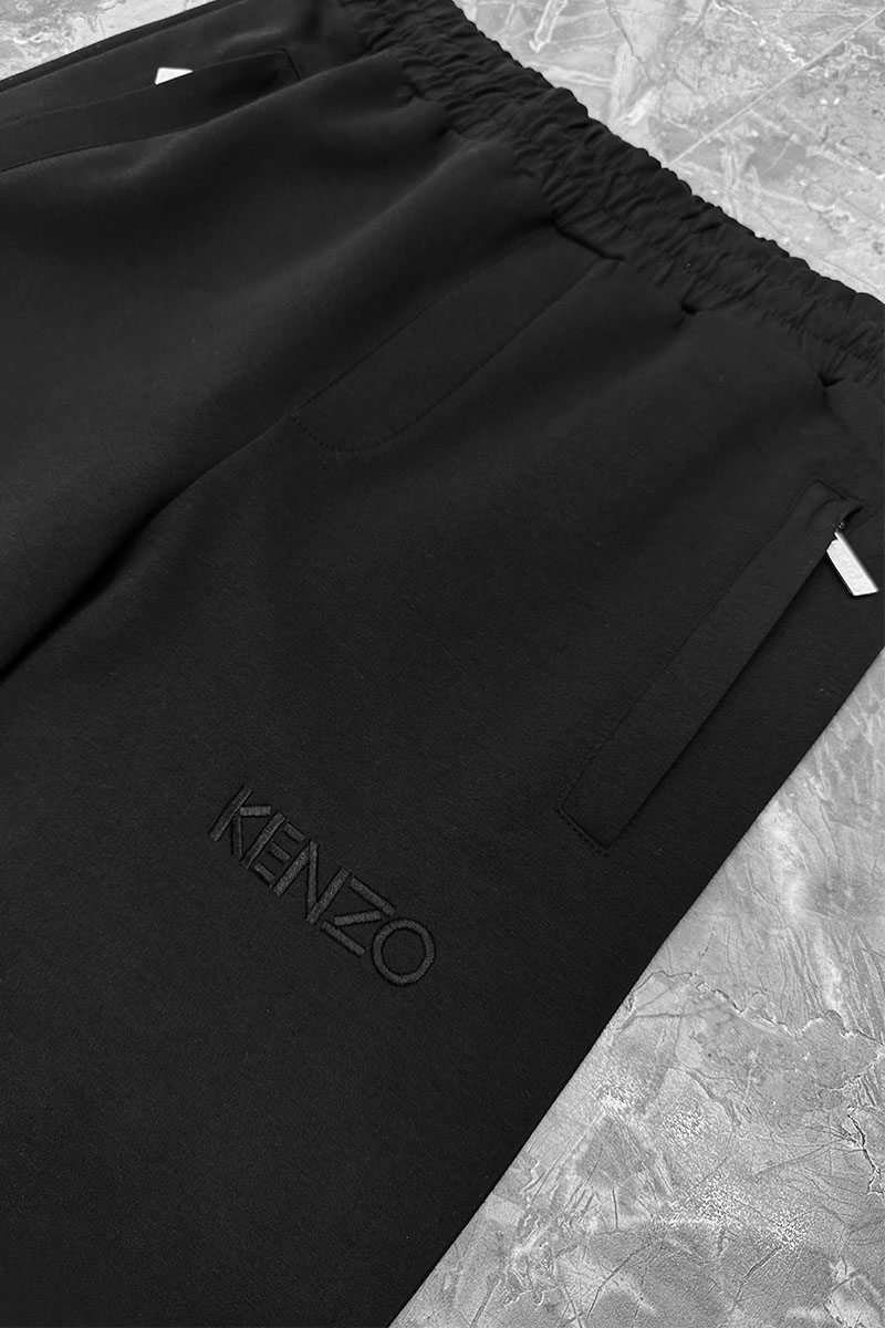 Kenzo Чёрные спортивные штаны "Tiger"