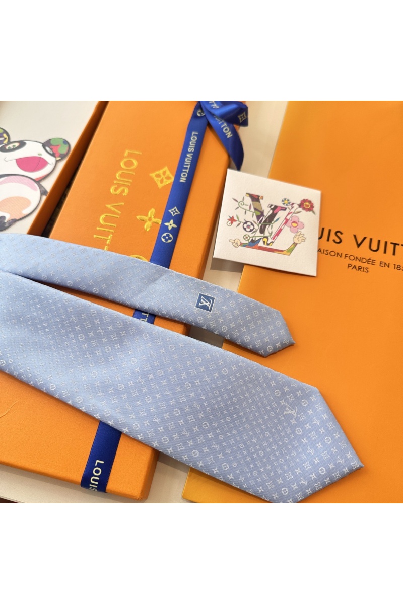 Lоuis Vuittоn Галстук Monogram premium - Blue