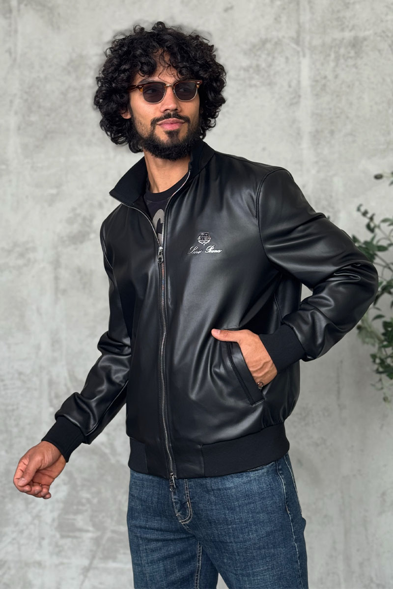 Loro Piana Мужская кожаная куртка