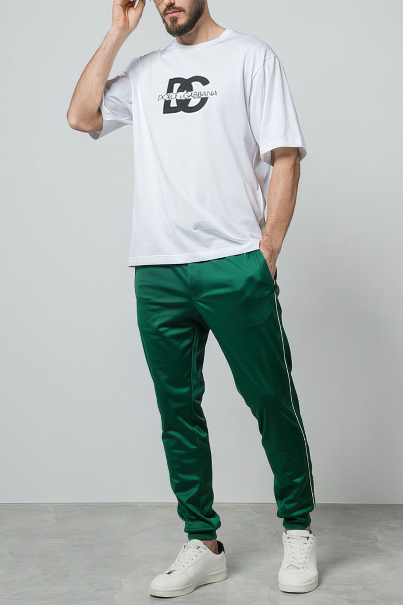 Dоlсе & Gаbbаnа Мужская белая футболка logo-print 