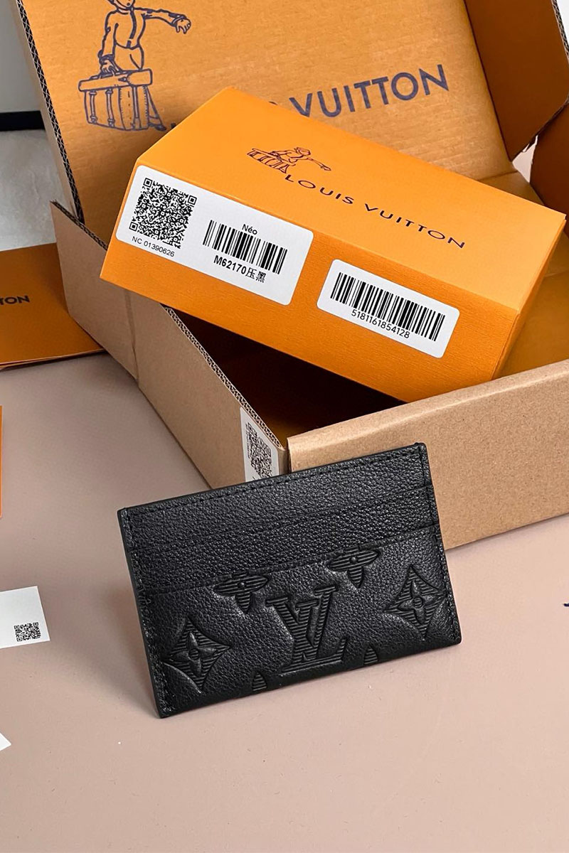 Lоuis Vuittоn Кожаный кардхолдер Premium 11x7x0.5 см