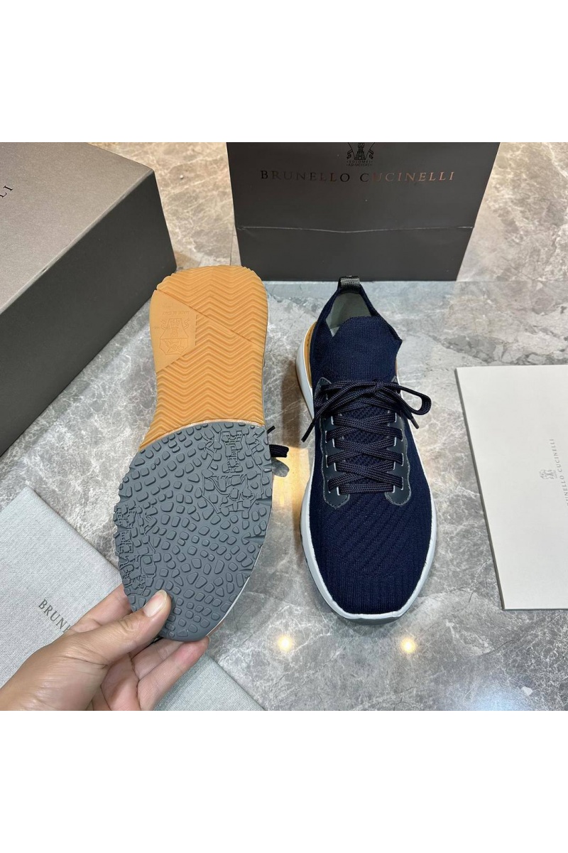 Designer Мужские кроссовки knitted - Navy