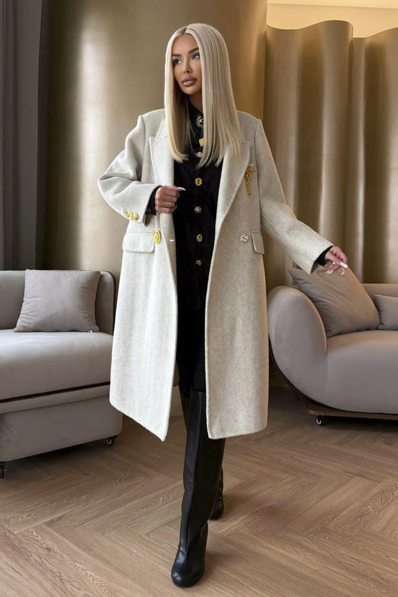 Schiaparelli Женское шерстяное пальто Premium - Beige