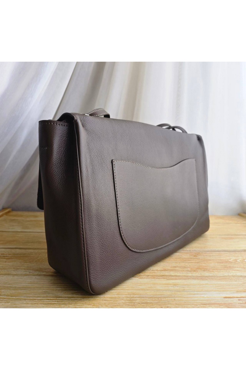 Chаnеl Кожаная сумка Maxi Flap 38x23 см