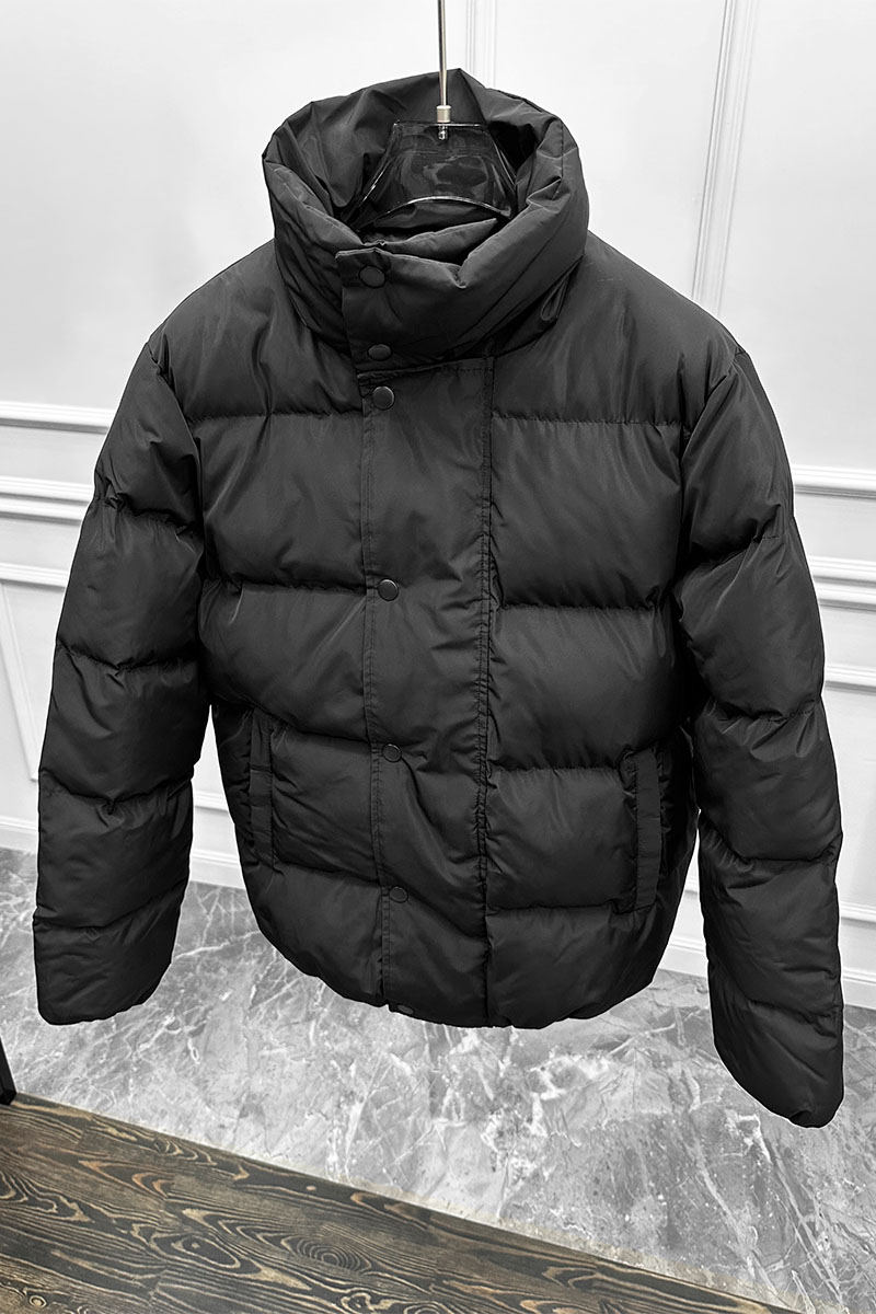 Balenciaga Мужская утеплённая куртка чёрного цвета