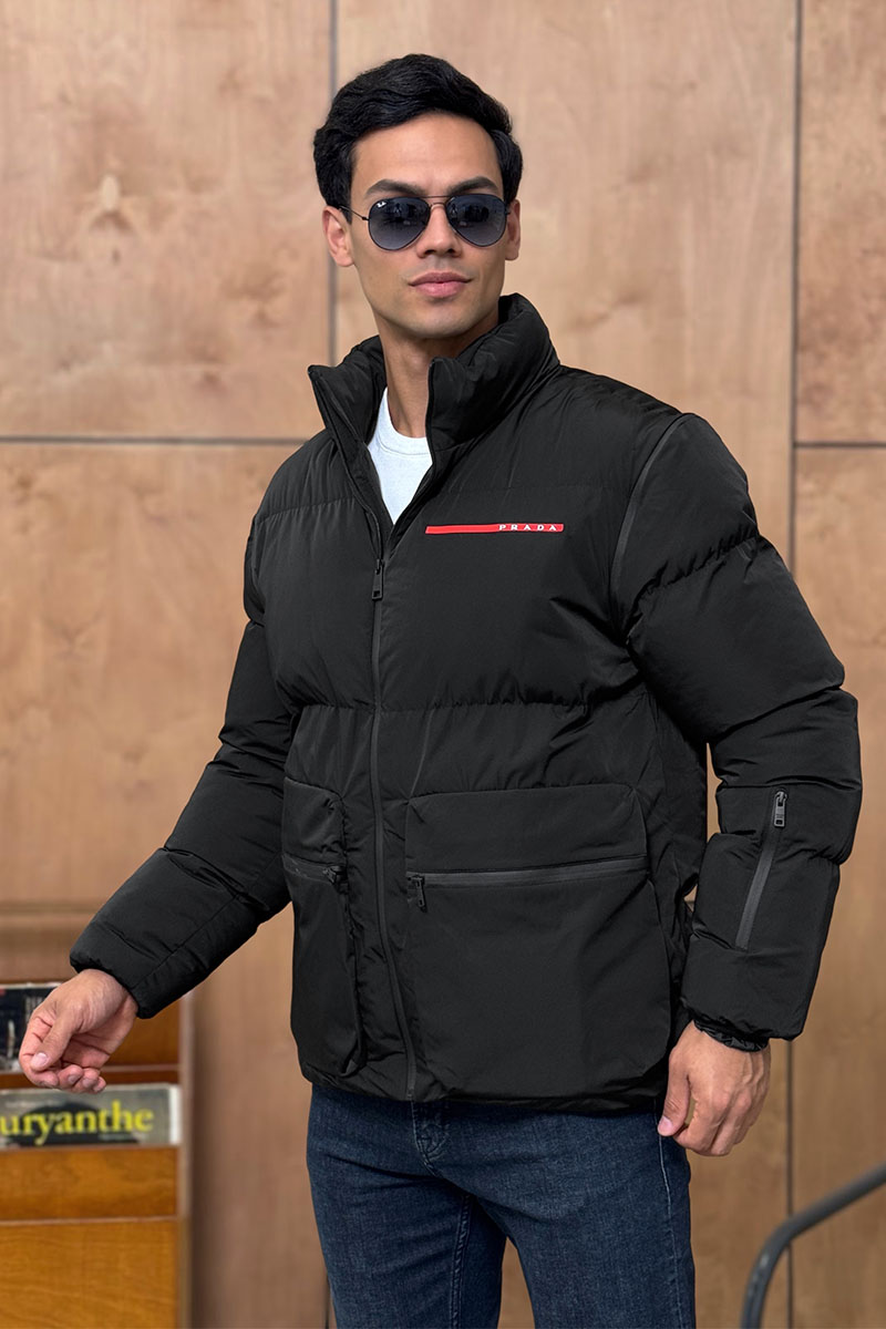 Prada Мужская куртка со съёмными рукавами Linea Rossa