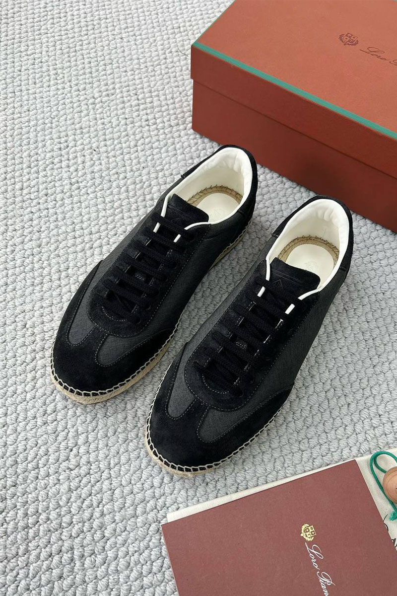 Loro Piana Мужские кроссовки Sea Tennis Walk - Black