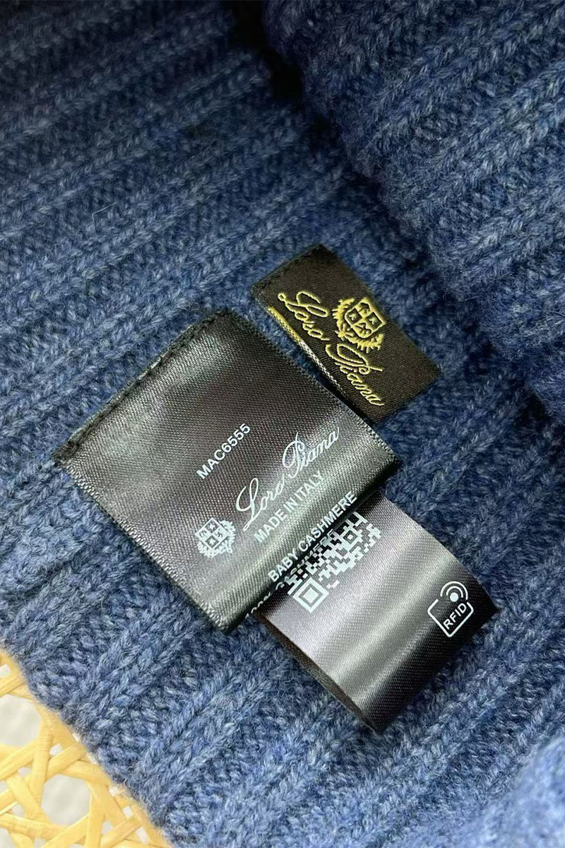 Loro Piana Кашемировая шапка  Premium - Blue
