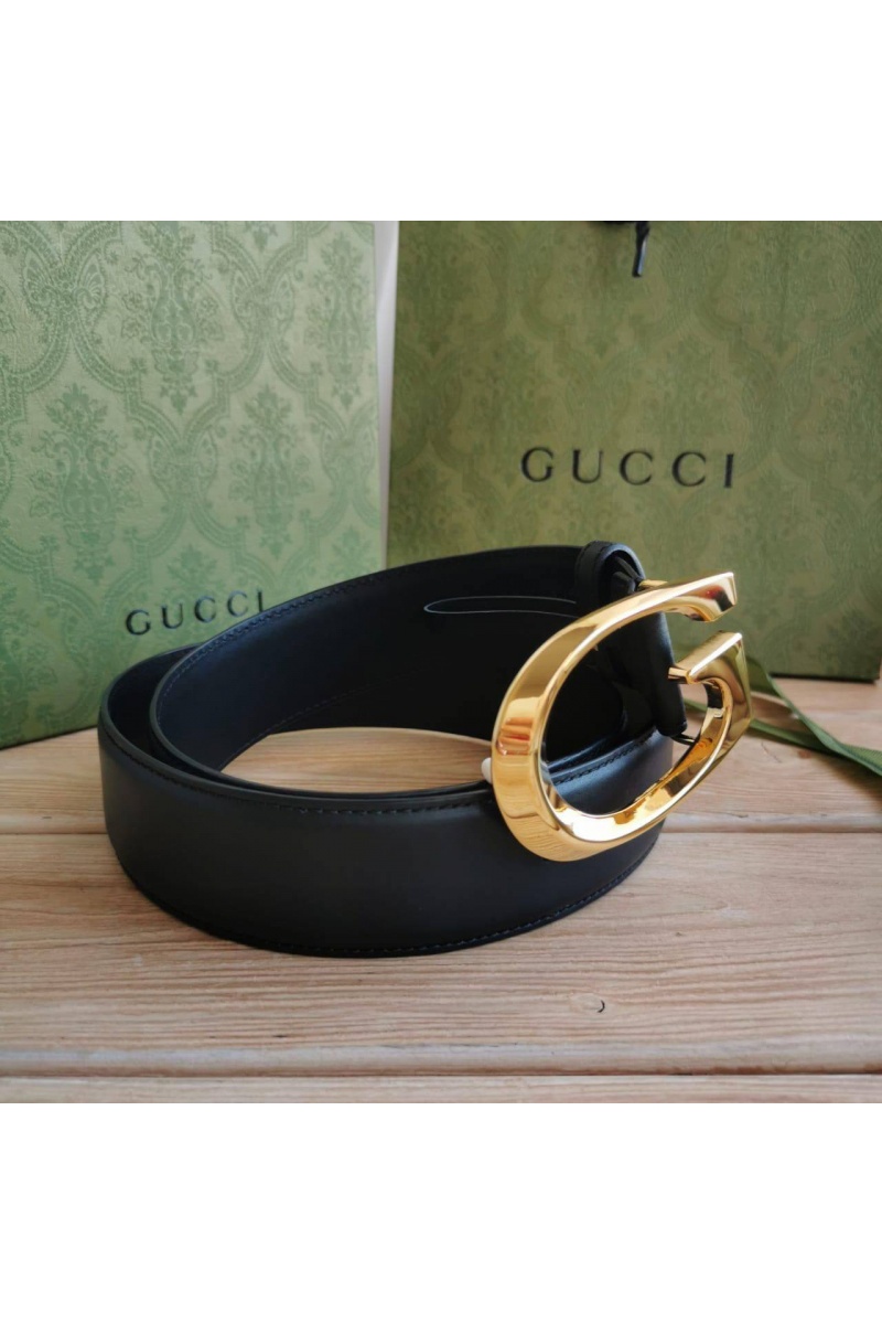 Gucci Кожаный ремень (длина 85 / 90 см) - Gold