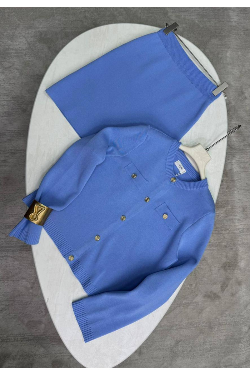 Celine Женский костюм двойка premium - Blue