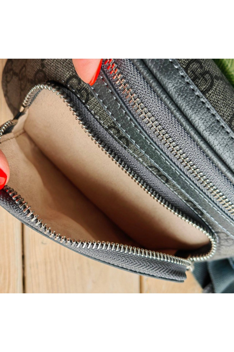 Gucci Сумка на пояс Interlocking G 23x12x2.5 см - Black