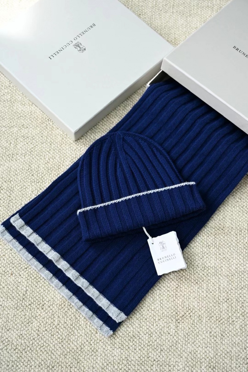 Designer Кашемировая шапка premium - Purplish Blue