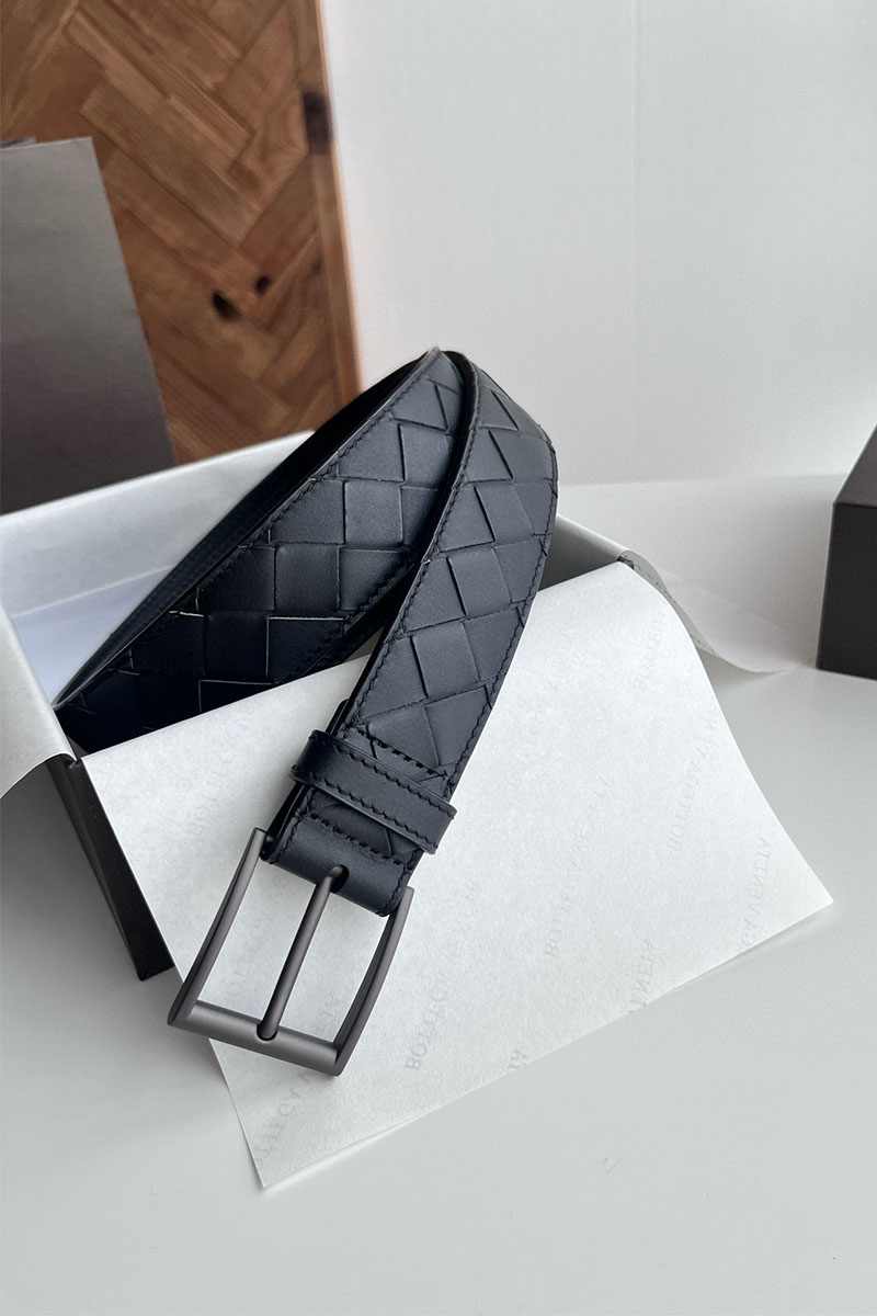 Bottega Veneta Кожаный ремень Premium (ширина 3.5 см)