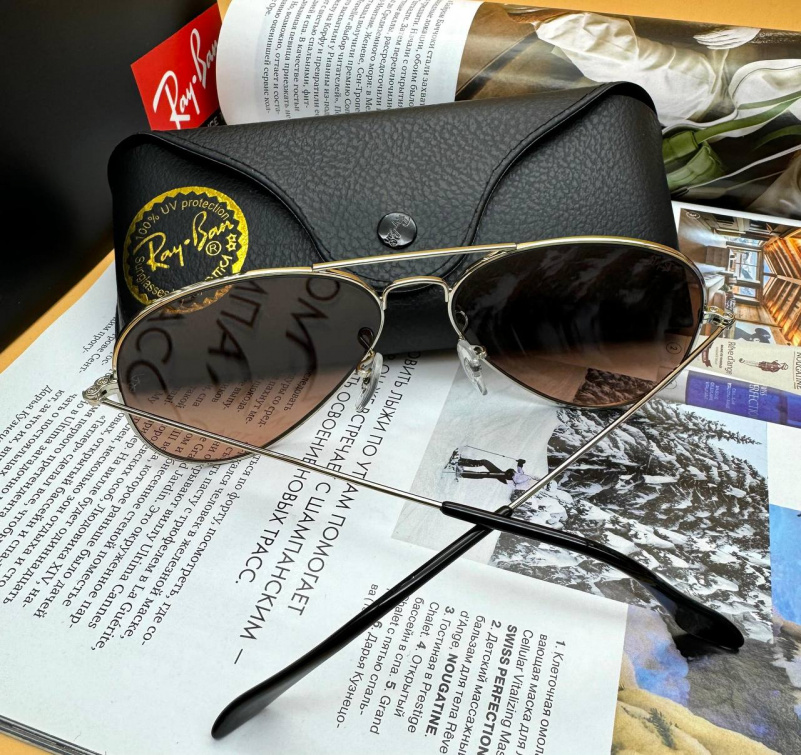 Ray Ban Солнцезащитные очки Aviator Large Metal
