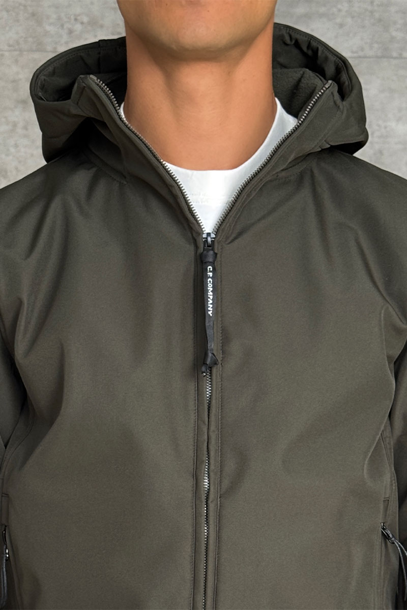 C.P. Company Зелёная ветровка Pro-Tek lens detail 