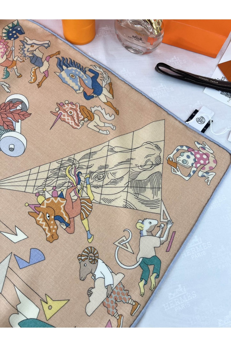 Hermes Платок Academia Hippica premium 140x140 см