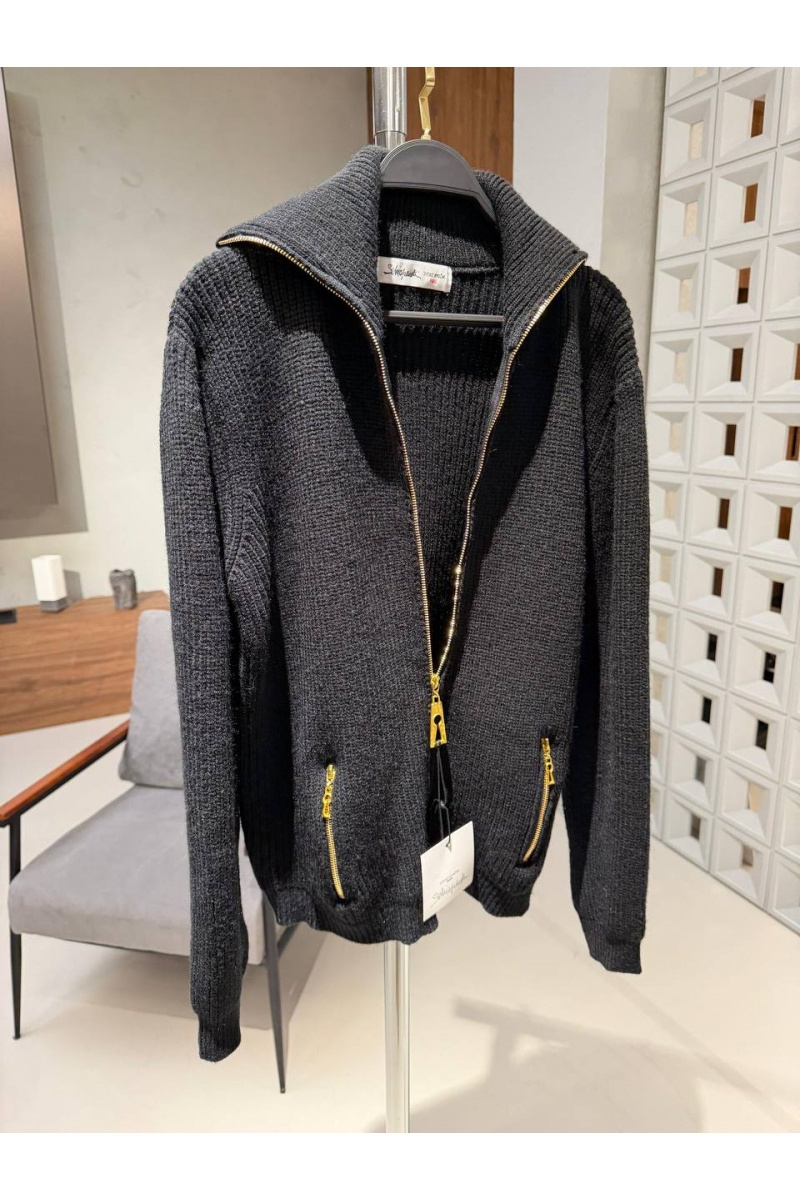 Schiaparelli Женский кардиган на молнии premium - Black