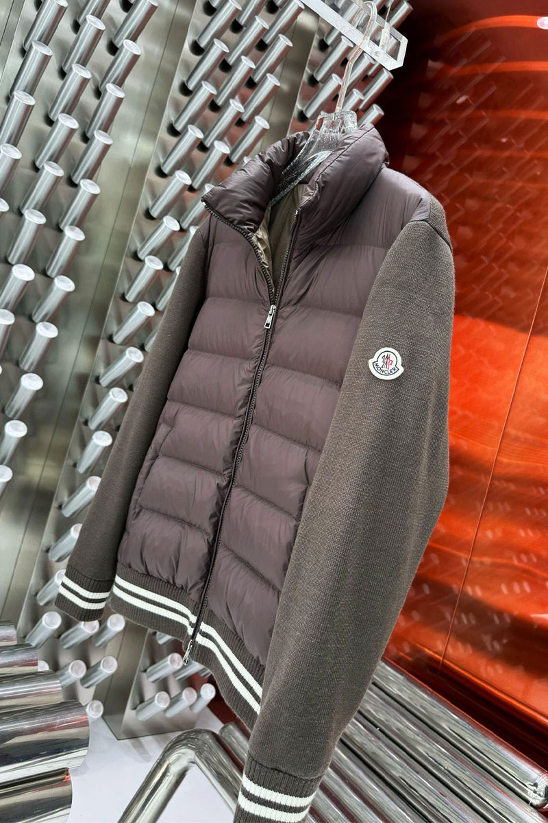 Moncler Куртка logo-applique - Brown