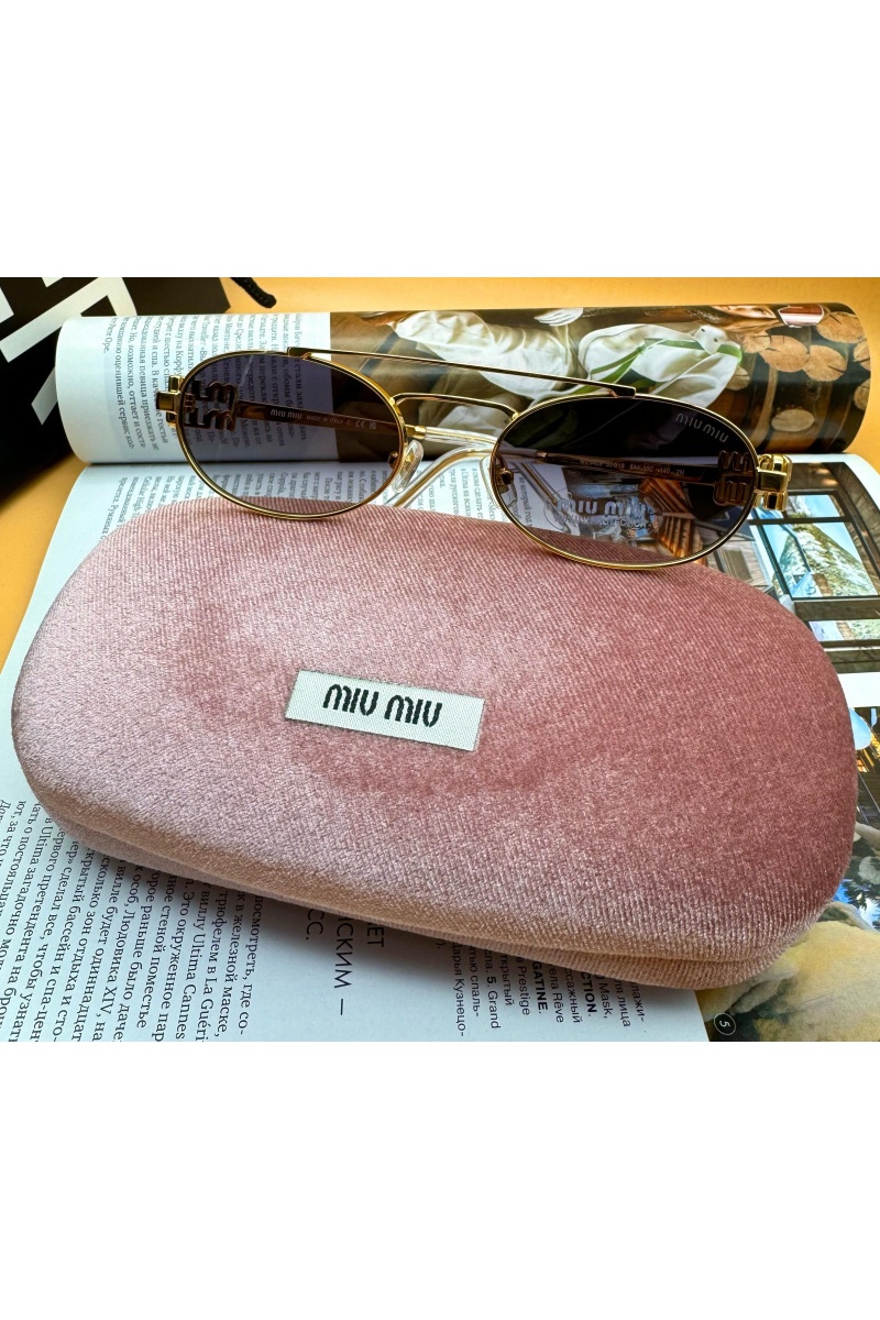 MIU MIU Женские солнцезащитные очки Oval