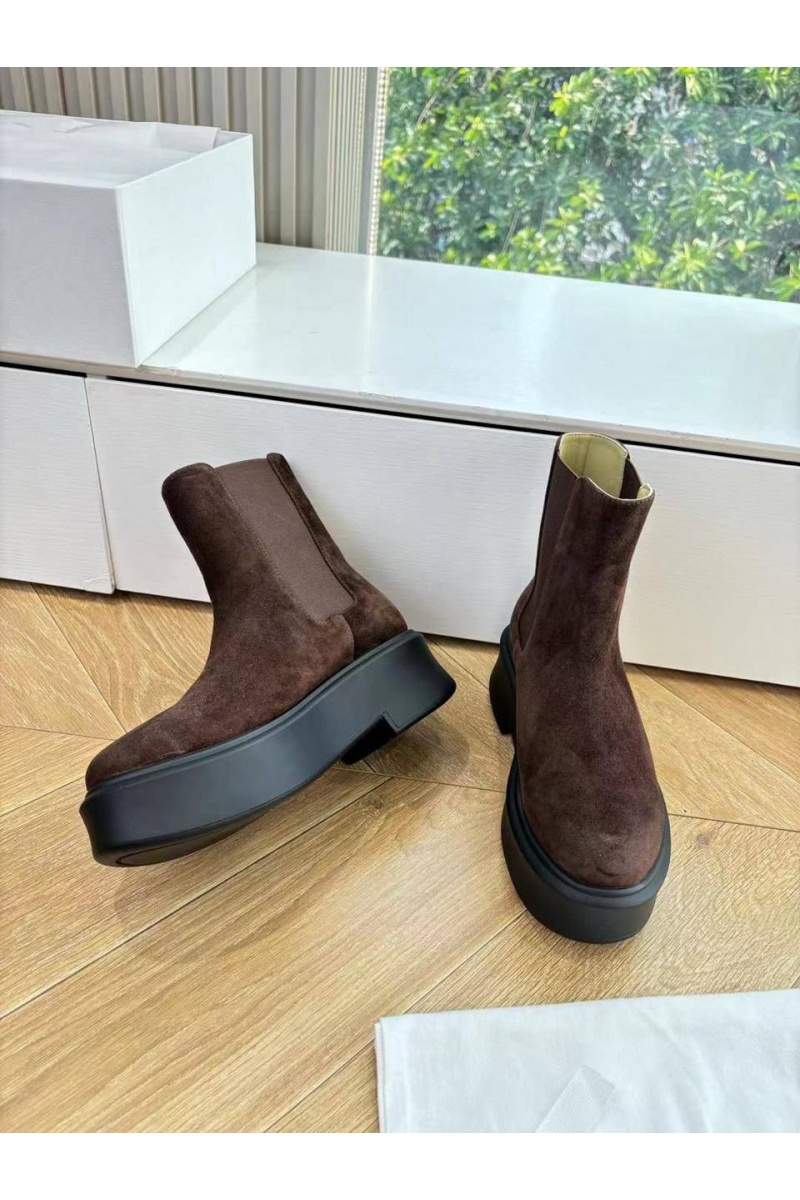 Designer Clothing Женские замшевые сапоги The Row premium - Brown