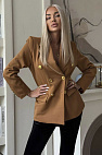 Женский пиджак Premium - Brown