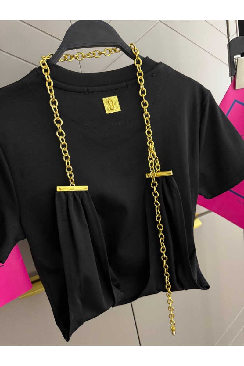 Schiaparelli Женская базовая футболка premium - Black