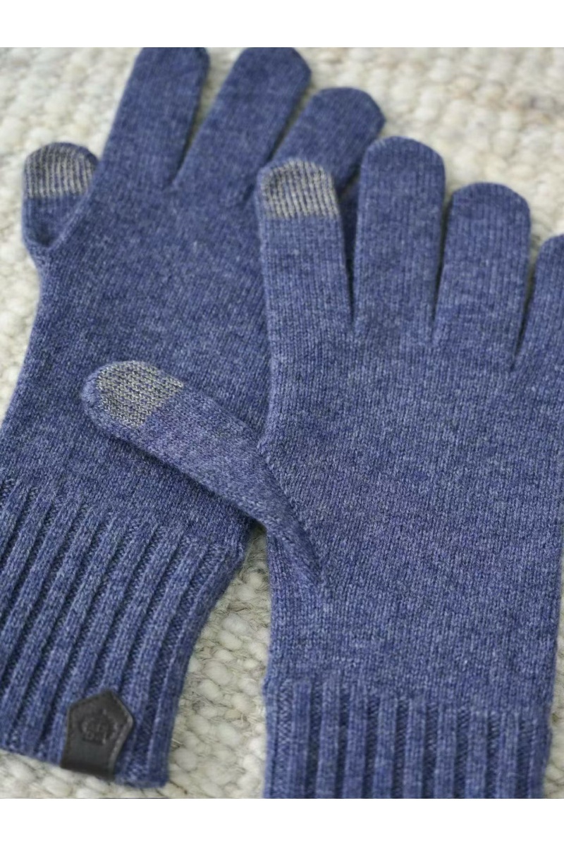 Loro Piana Кашемировые перчатки premium - Light Blue