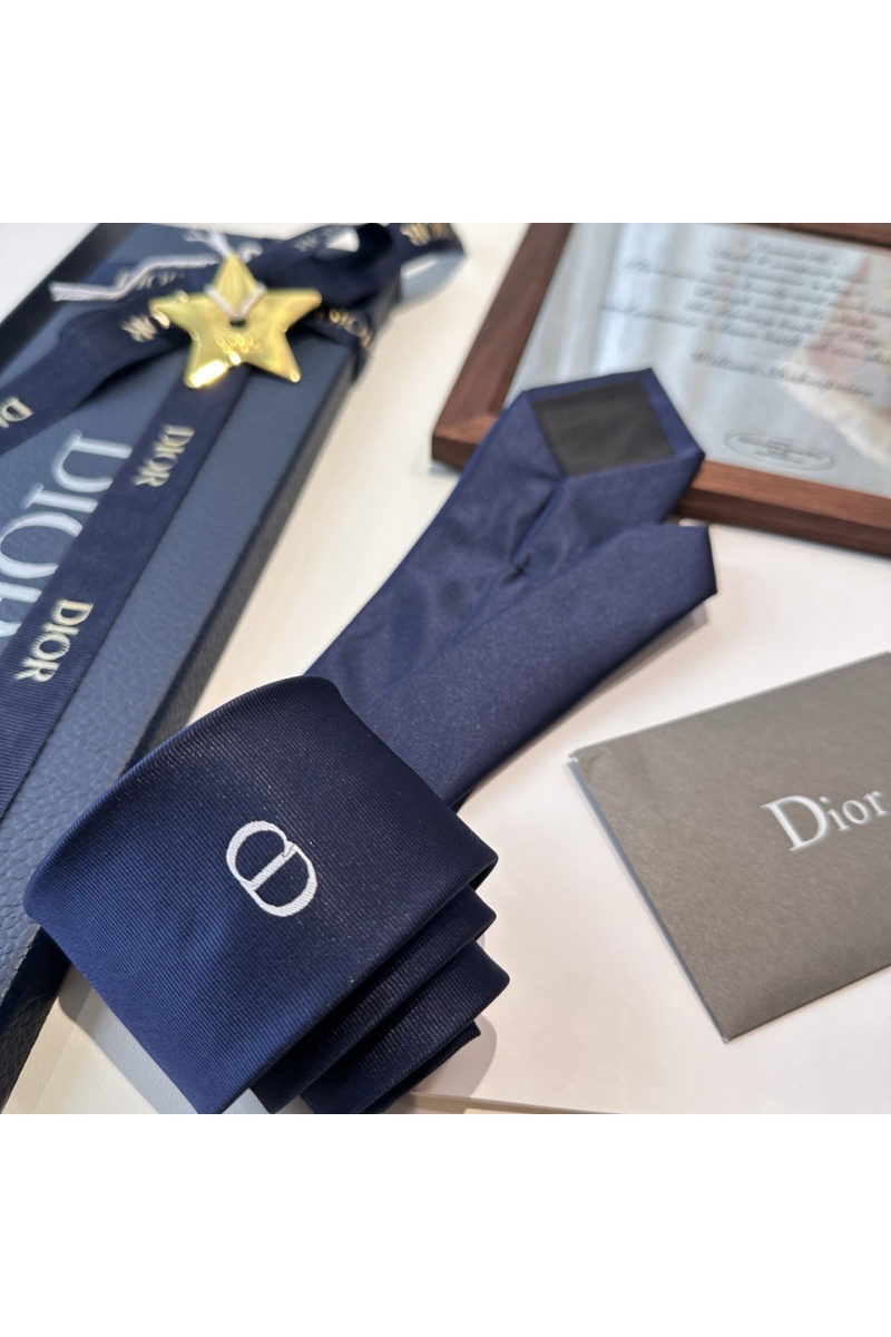 Dior Галстук logo-embroidered premium - Navy