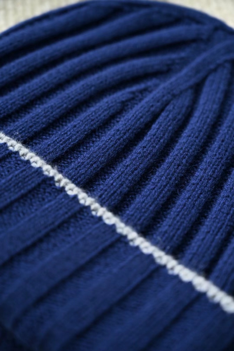 Designer Кашемировая шапка premium - Purplish Blue