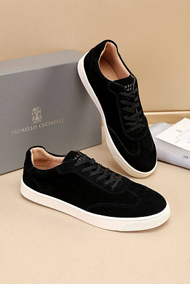 Замшевые кроссовки low-top - Black