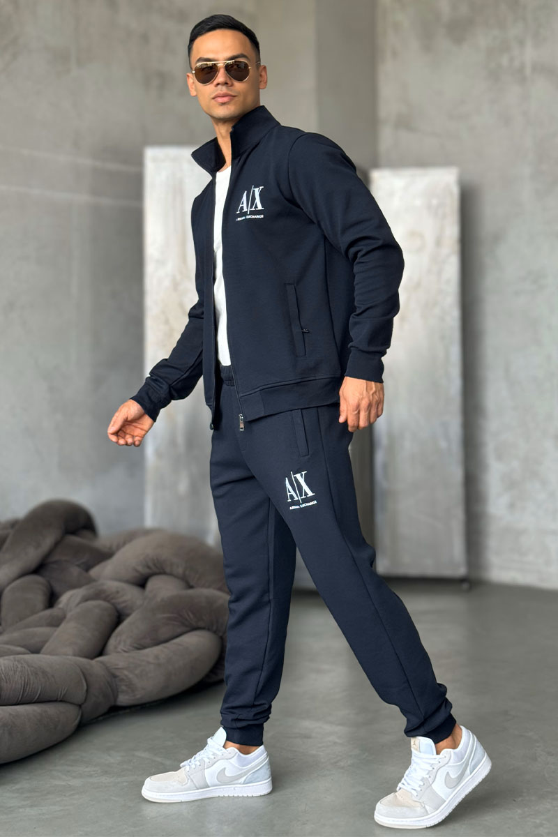 Emporio Armani EA7 Спортивный костюм logo-embroidered - Navy