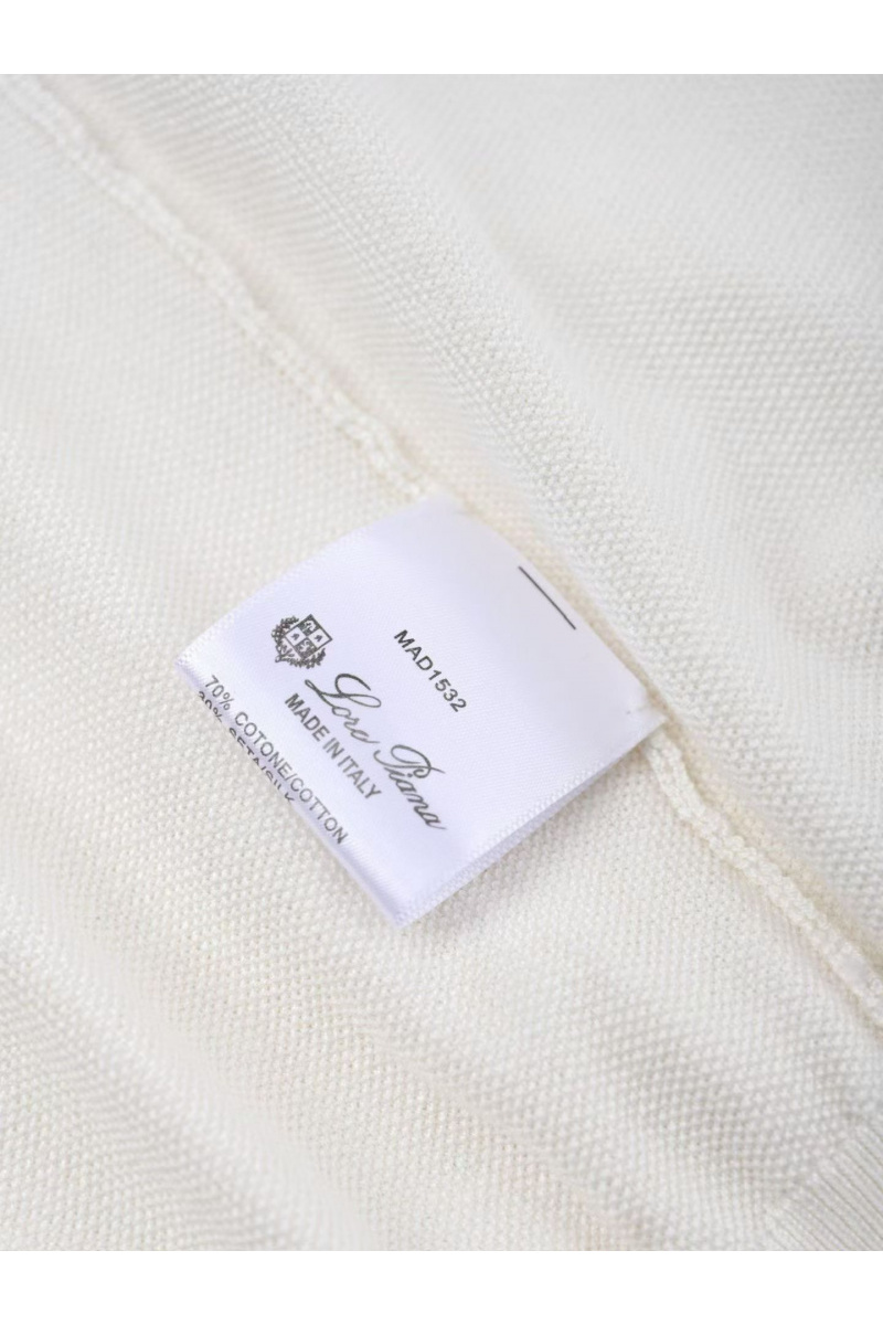 Loro Piana Мужская светло-бежевая футболка premium