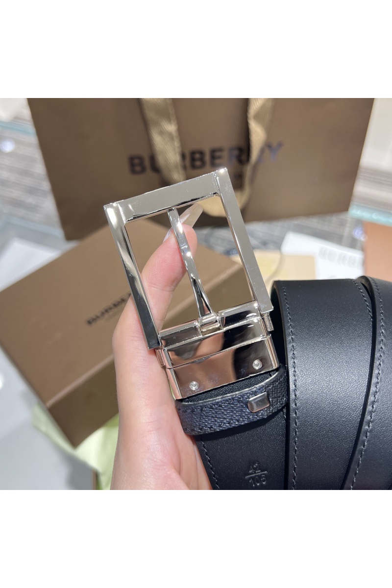 Burberry Кожаный ремень Check TB premium