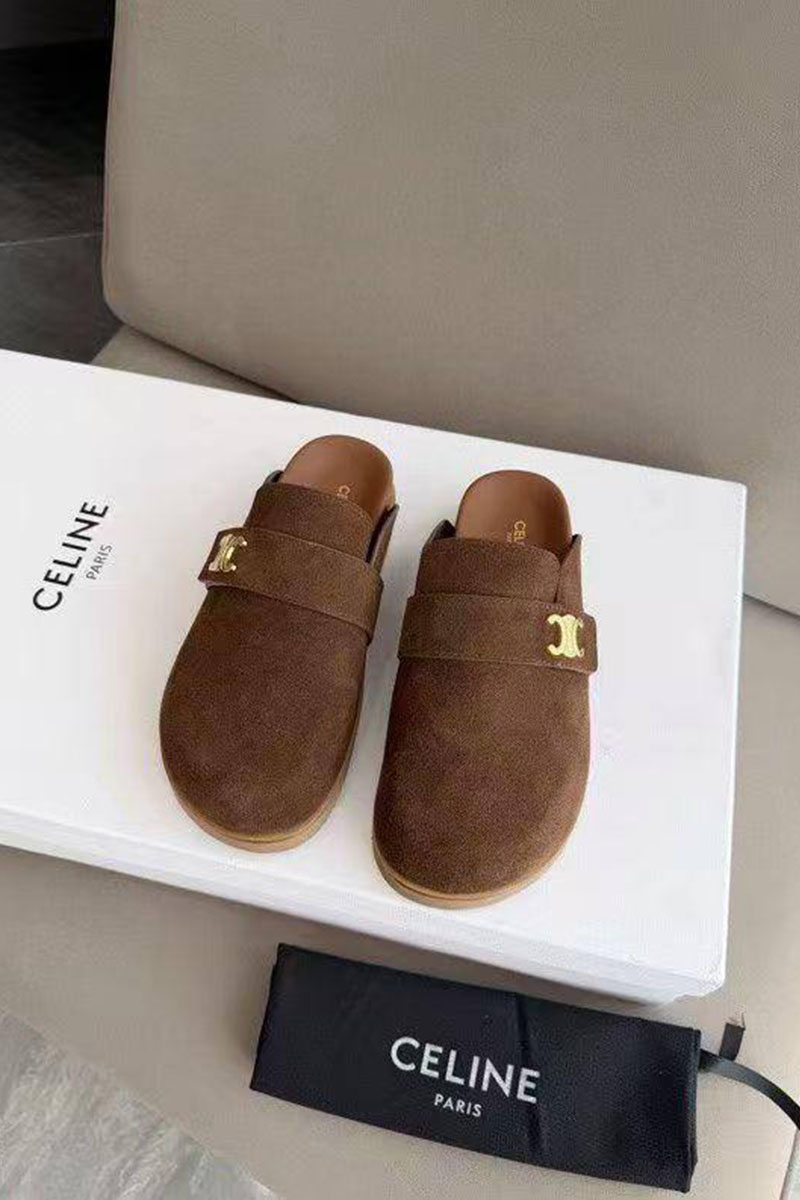 Celine Женские замшевые мюли 