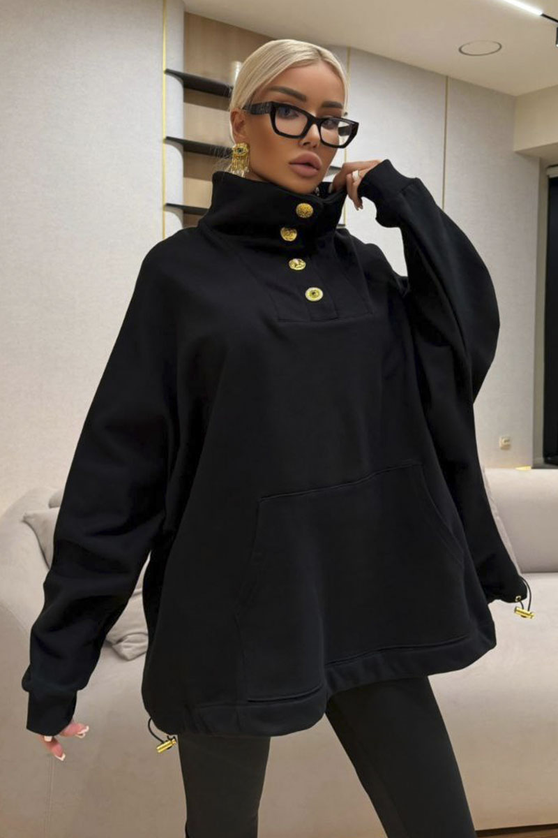 Schiaparelli Женская кофта с высоким горлом premium - Black