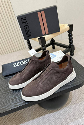 Мужские кроссовки Triple Stitch Alligator - Brown