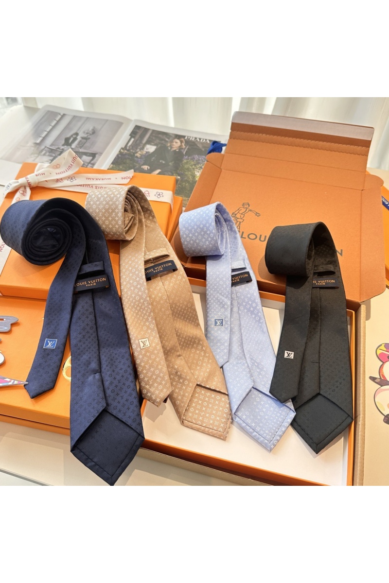 Lоuis Vuittоn Галстук Monogram premium - Blue