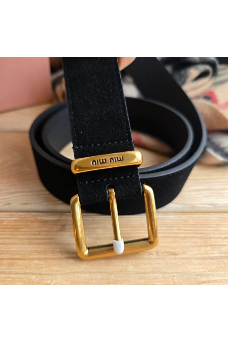 MIU MIU Замшевый ремень 